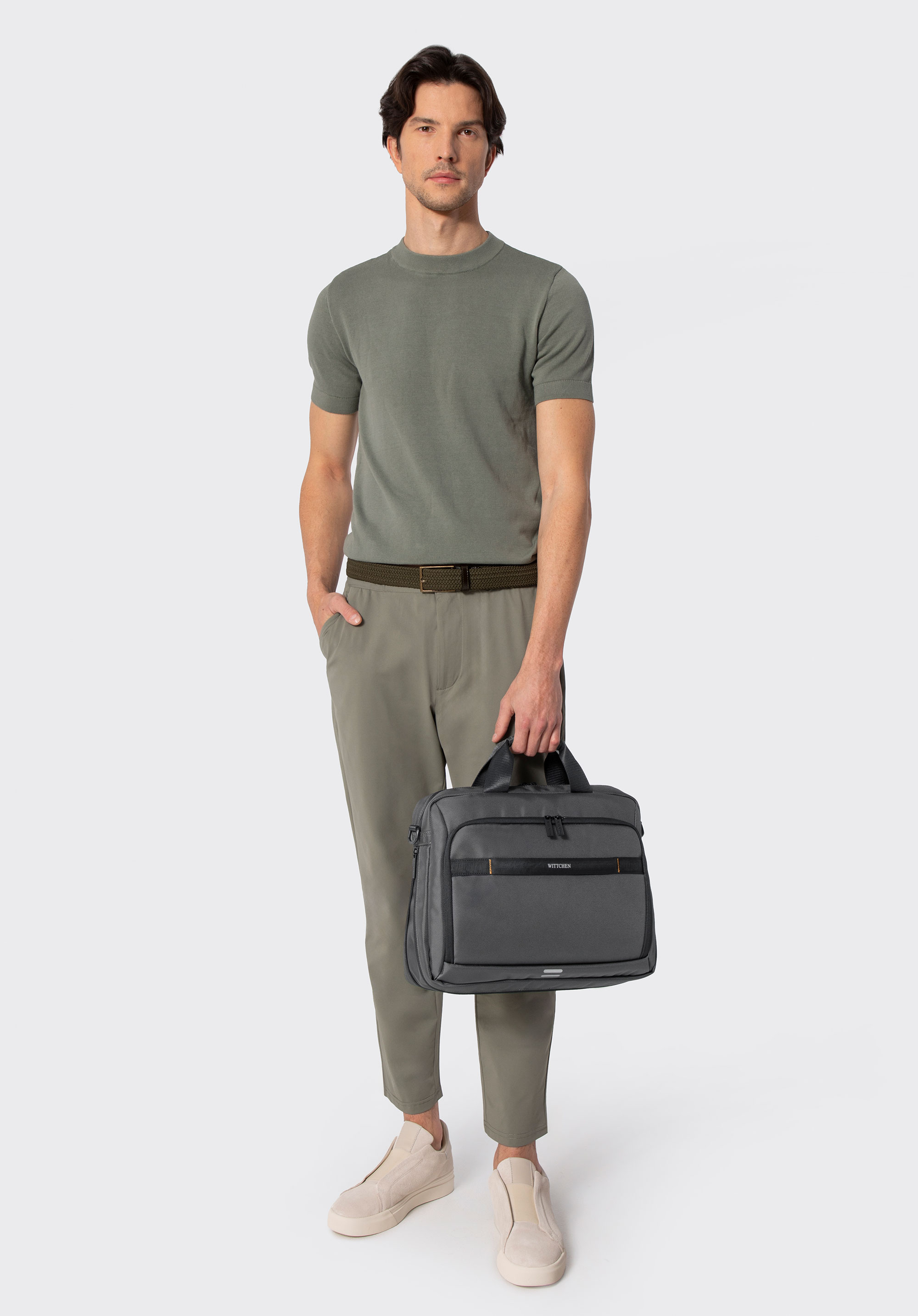 17" Laptop bag, grey, 102-3P-810-8, Photo 1