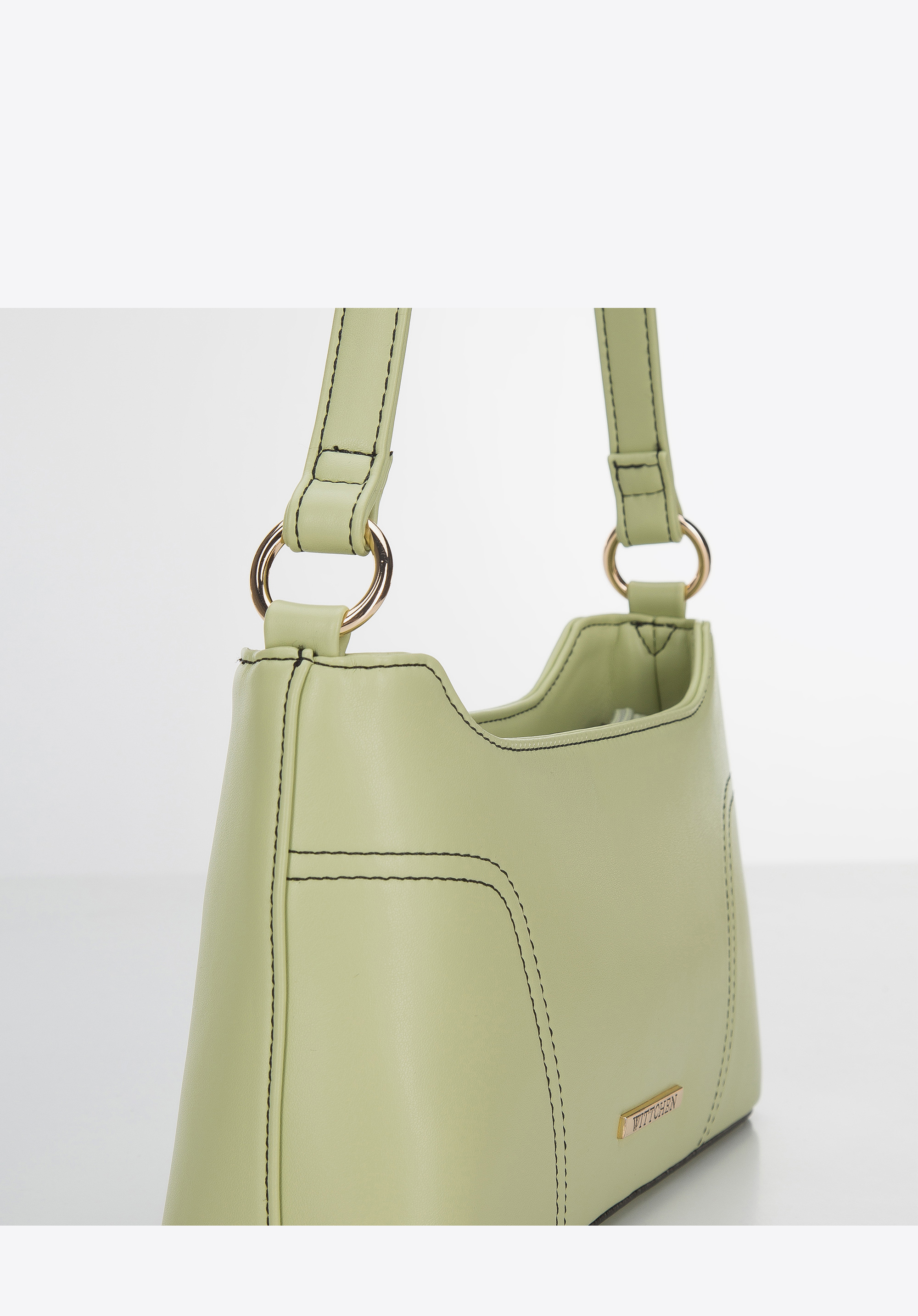 Classic faux leather baguette bag I WITTCHEN