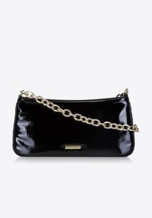 Handbag, black-gold, 93-4Y-421-11, Photo 1