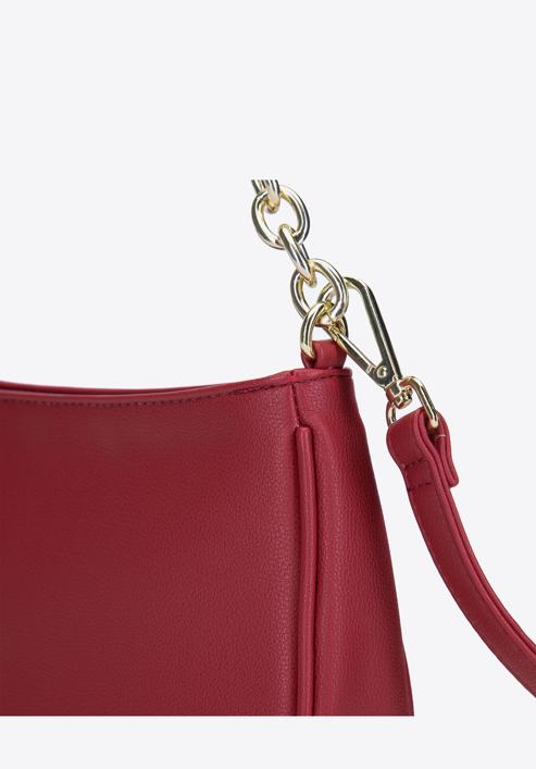 Handbag, burgundy, 93-4Y-421-11, Photo 7