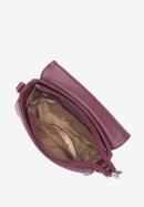 Ring detail saddle bag, burgundy, 93-4Y-702-21, Photo 3