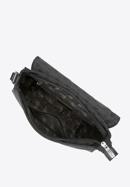 Monogram shoulder bag, black, 93-4-247-9, Photo 4