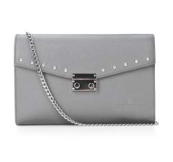 Clutch bag, grey, 87-4-261-8, Photo 1