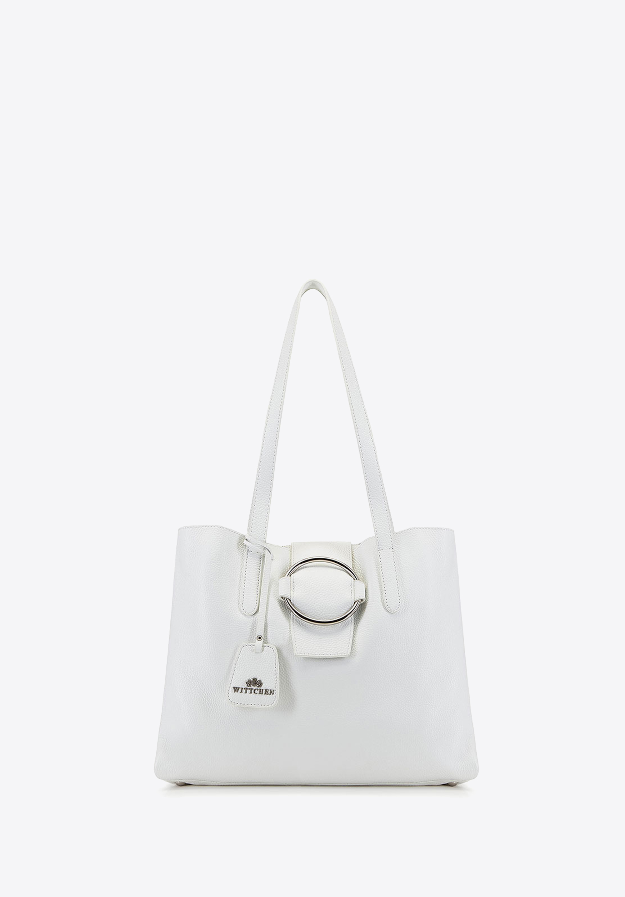 Torebka damska, biały, 90-4E-350-0, Zdjęcie 1