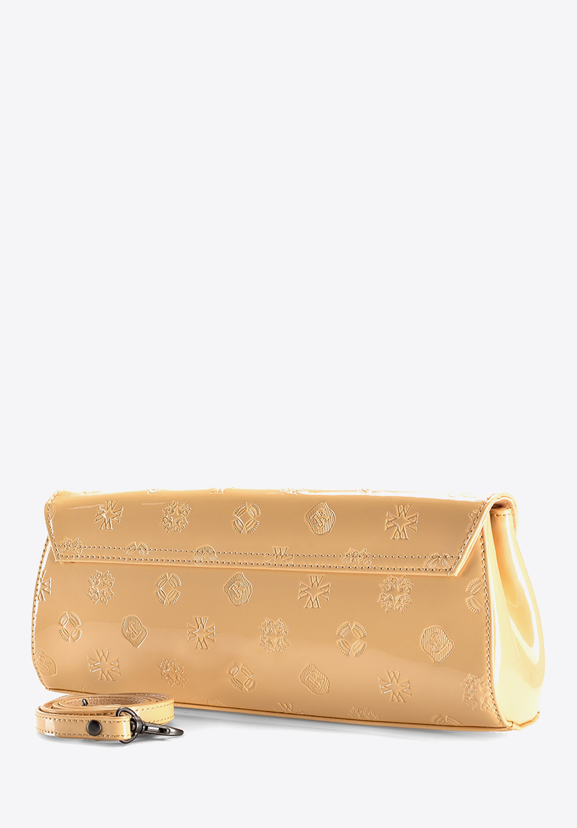 Torebka damska, beżowy, 34-4-514-BL, Zdjęcie 1