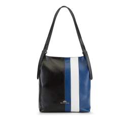 Shoulder bag, black-navy blue, 90-4E-362-1N, Photo 1