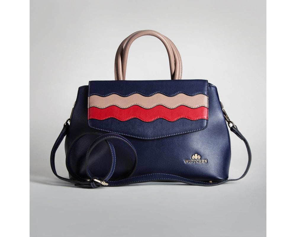 navy blue tote bag