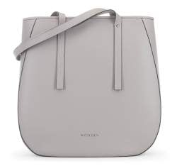 Women's handbag, light grey, 91-4E-602-8, Photo 1