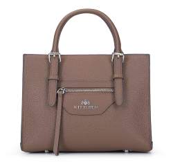 Handbag, dark beige, 93-4E-622-5, Photo 1