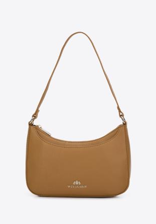 Leather baguette bag, brown, 97-4E-021-4, Photo 1