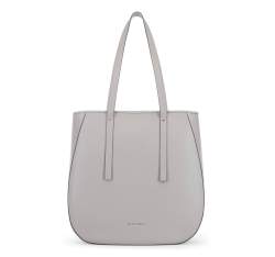 Women's handbag, light grey, 91-4E-602-8, Photo 1