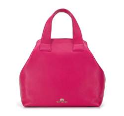 Leather tote bag, pink, 95-4E-021-3, Photo 1