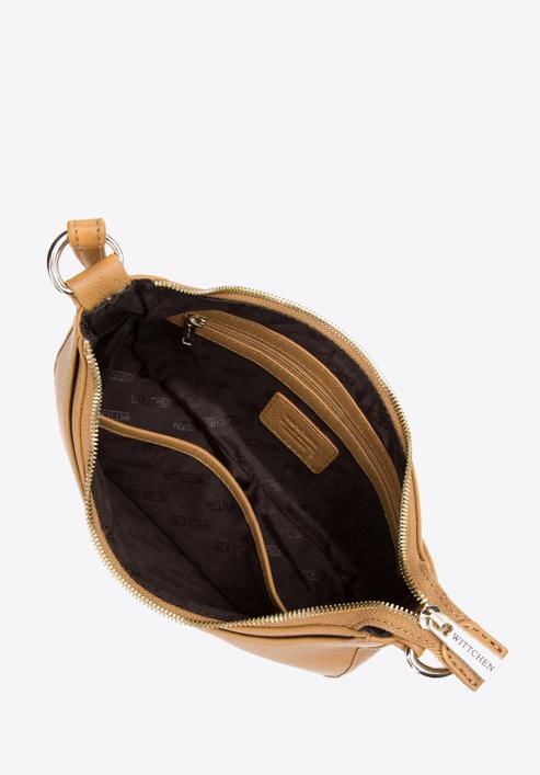 Leather baguette bag, brown, 97-4E-021-4, Photo 3