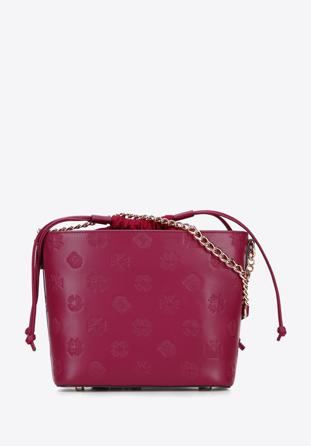 Handbag, dark pink, 95-4E-671-P, Photo 1