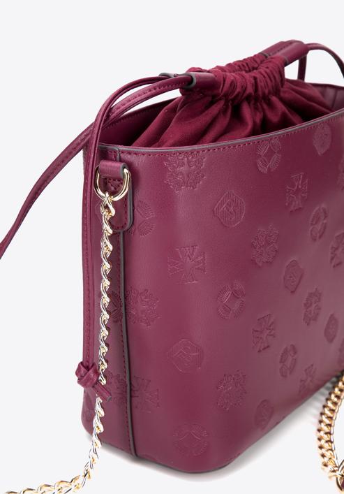 Handbag, burgundy, 95-4E-671-3, Photo 4