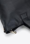 Leather tote bag, black, 95-4E-021-1, Photo 5