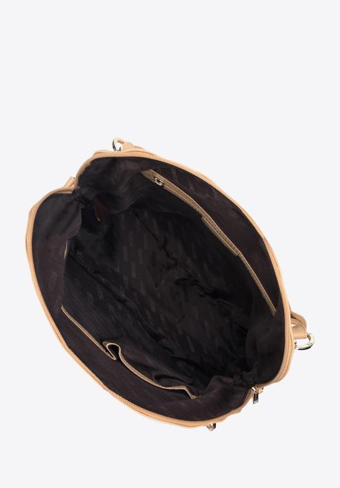 Leather tote bag, beige, 95-4E-016-9, Photo 3