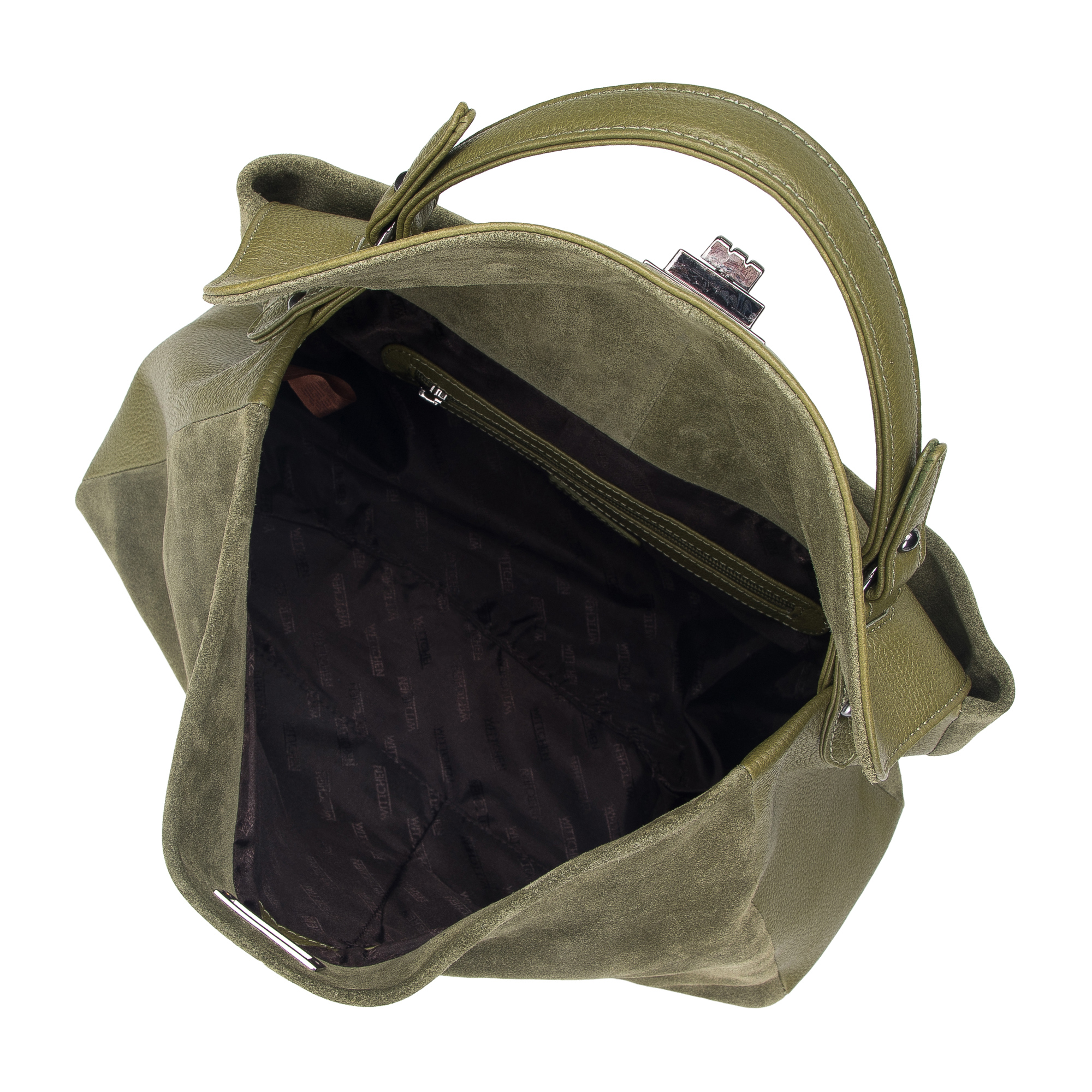 Zelená crossbody kabelka z lakovanej kože 29-4E-025-Z, Vyberte variant tmavozelená