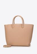 Faux leather winged tote bag, beige, 97-4Y-251-9, Photo 2