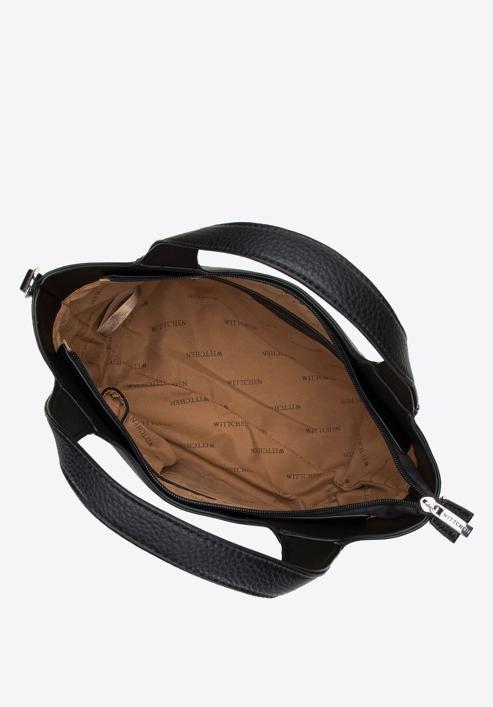 Faux leather tote bag, black, 98-4Y-602-Z, Photo 3