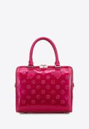 Metallic patent leather tote bag, pink, 34-4-239-11, Photo 1
