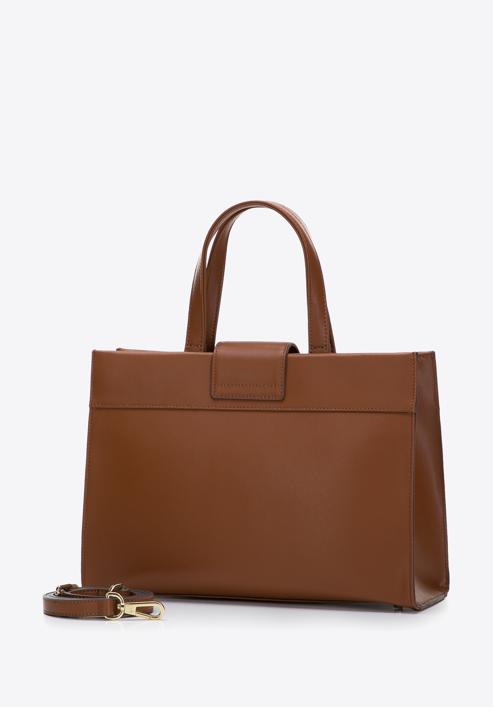 Leather tote bag, brown, 97-4E-615-1, Photo 2
