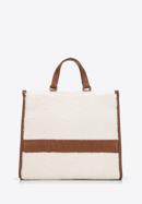 Tote bag, cream-brown, 97-4Y-505-9, Photo 1