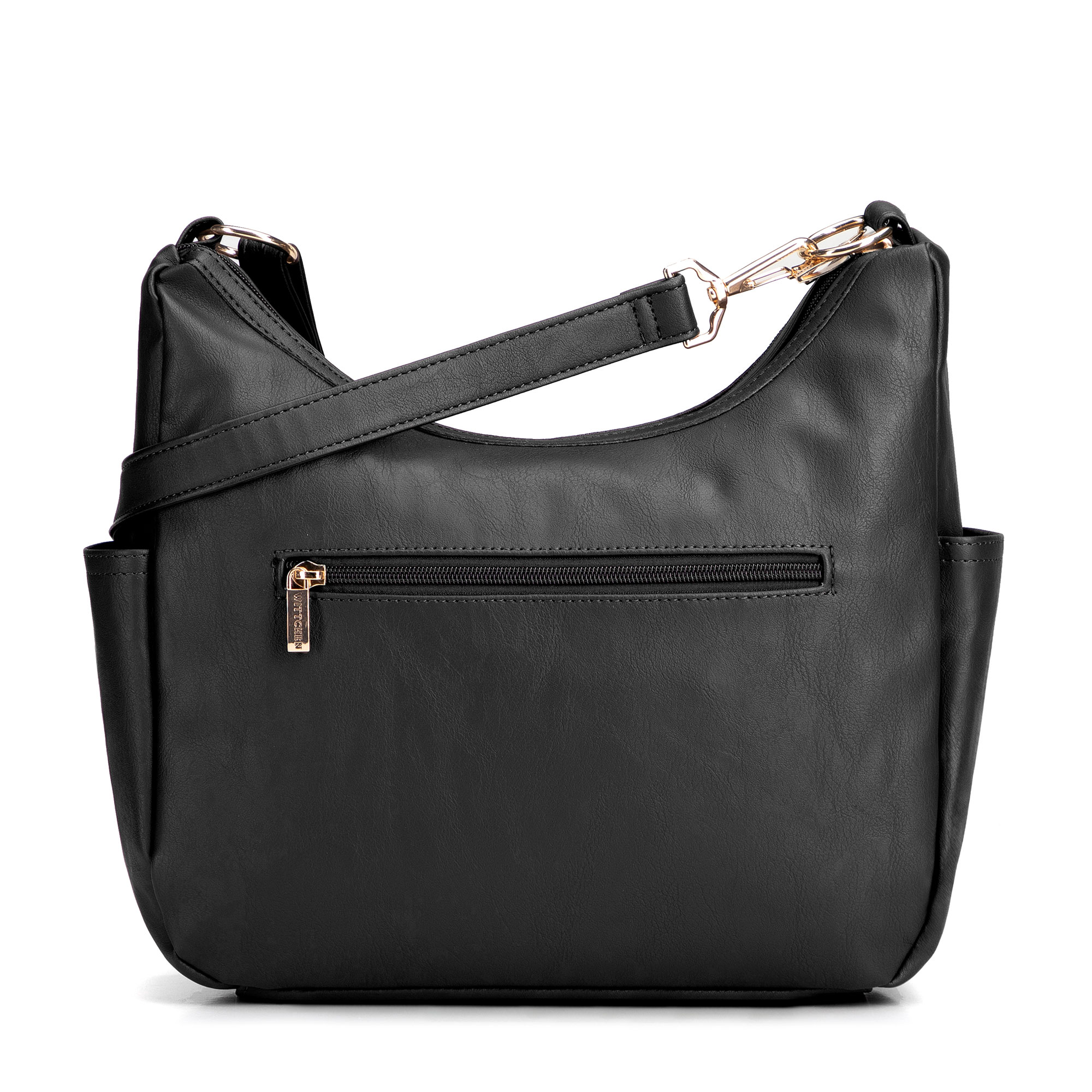 Čierna dámska crossbody kabelka Wittchen z polyesteru, Vyberte variant čierna