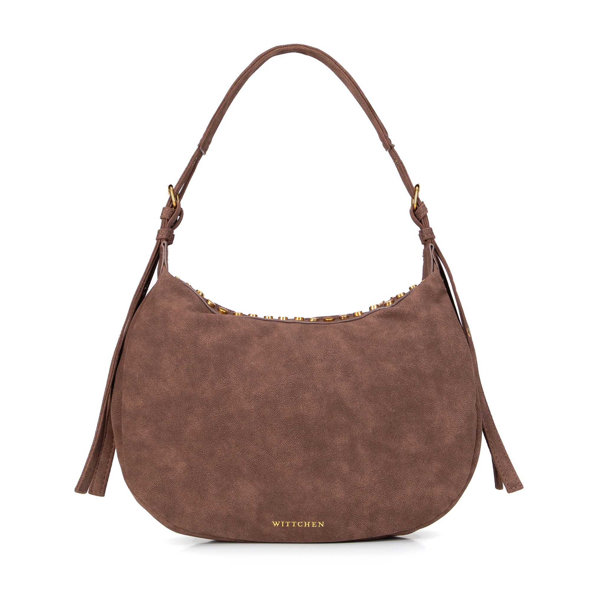 Hnedá dámska crossbody kabelka Wittchen z polyesteru s elegantným vzhľadom, Vyberte variant hnedá