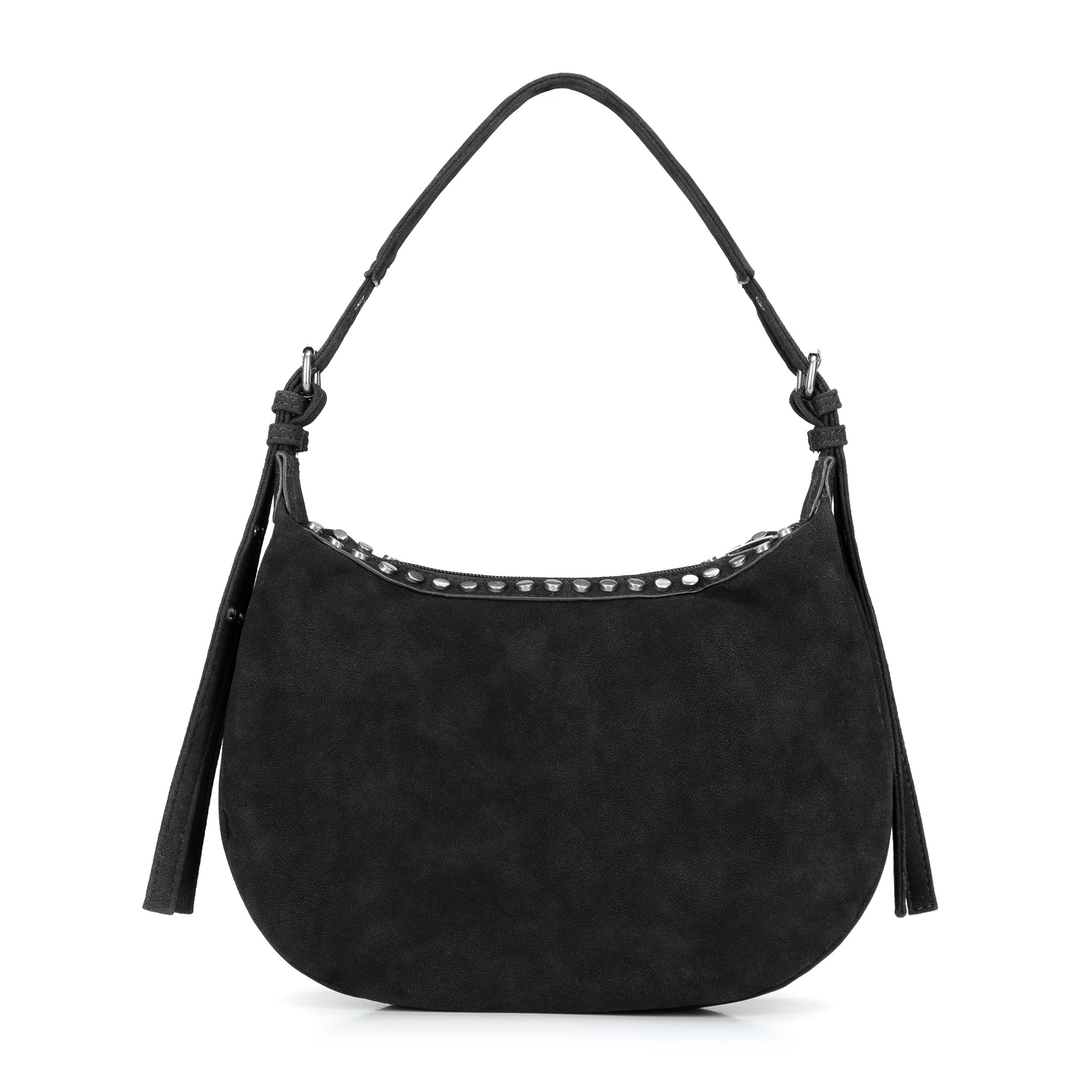 Čierna dámska crossbody kabelka Wittchen z polyesteru s čistým vzhľadom, Vyberte variant čierna