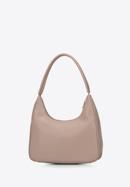 Faux leather quilted hobo bag, beige, 95-4Y-417-9, Photo 2