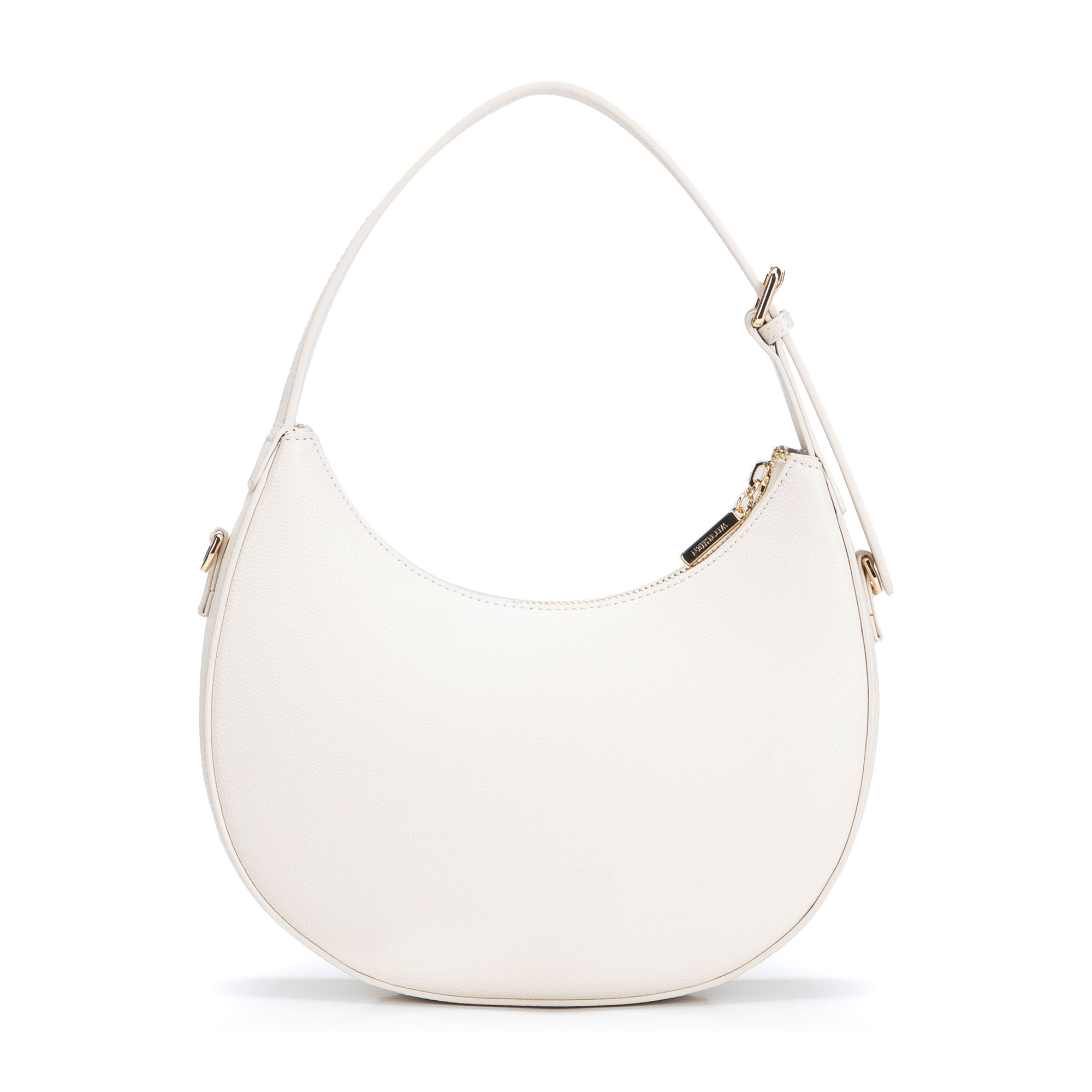 Smotanová dámska crossbody kabelka Wittchen z prírodnej kože, Vyberte variant ecru