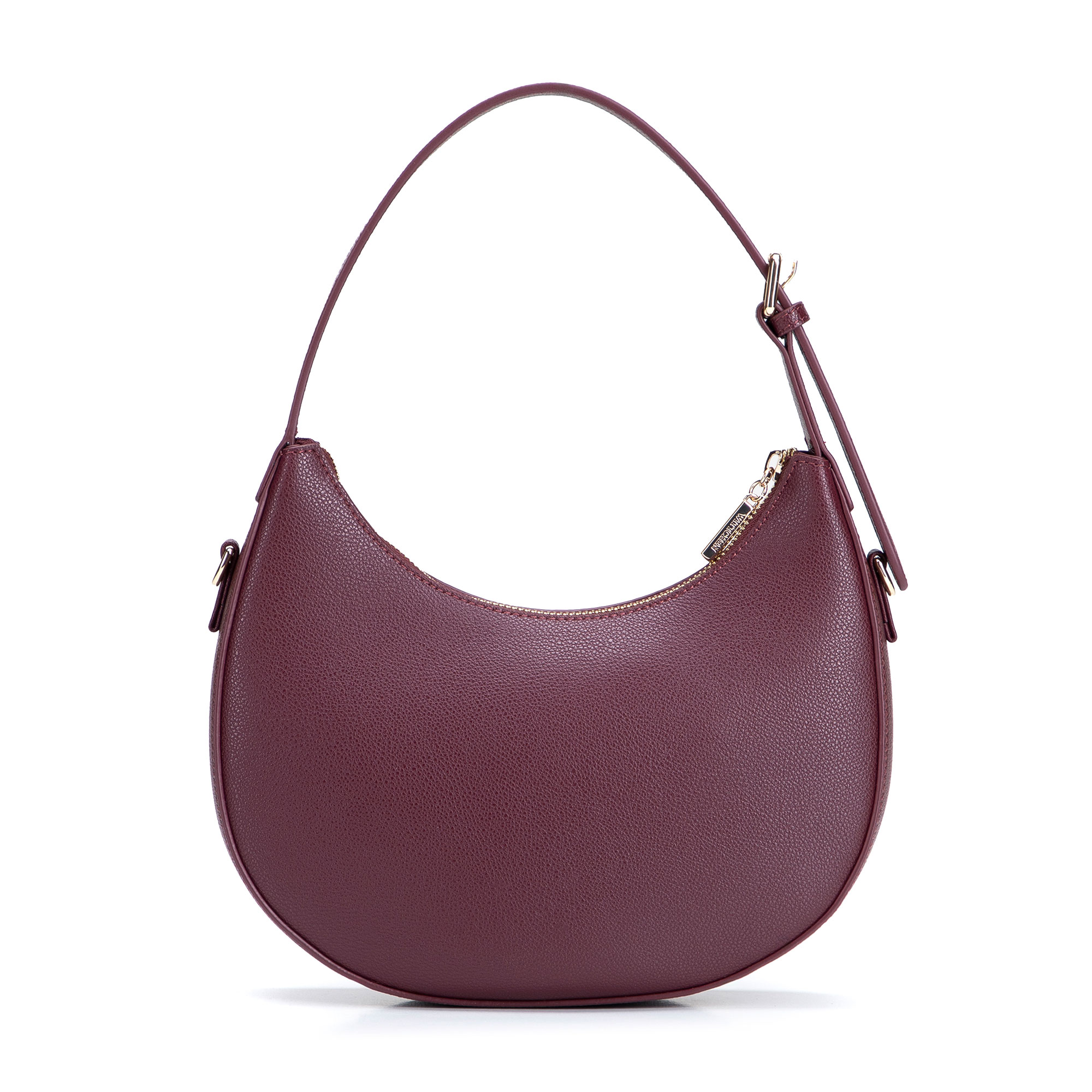 Bordová dámska crossbody kabelka Wittchen z prírodnej kože s moderným vzhľadom, Vyberte variant bordová