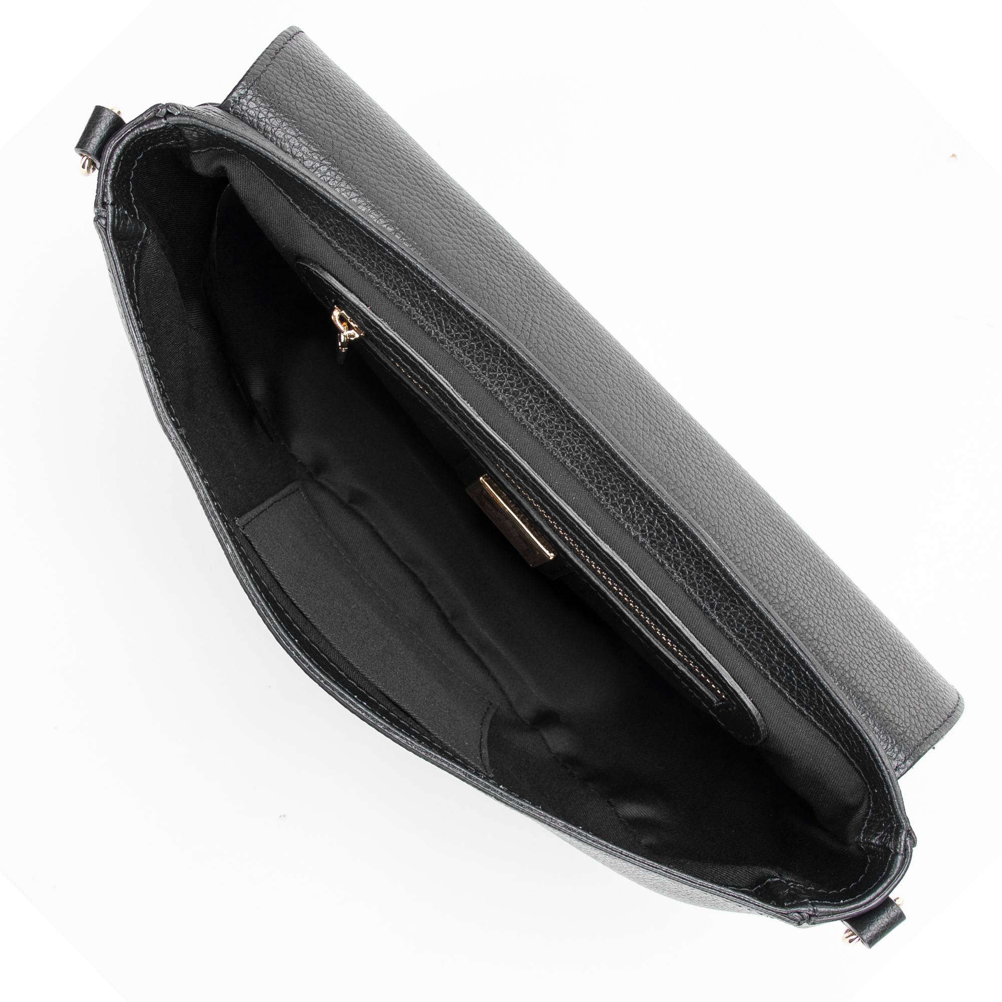 Hnedá dámska crossbody kabelka Wittchen z prírodnej kože so zvieracím vzorom, Vyberte variant čierno- hnedá