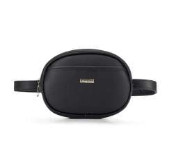 Faux leather waist bag, black, 92-4Y-575-1, Photo 1