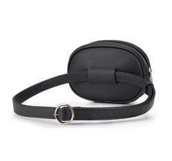Faux leather waist bag, black, 92-4Y-575-1, Photo 1