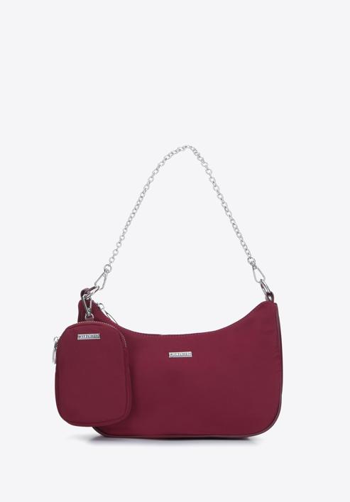 Cross body bag with coin purse, burgundy, 92-4Y-313-8, Photo 2