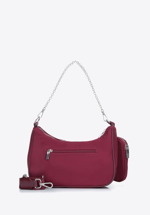 Cross body bag with coin purse, burgundy, 92-4Y-313-8, Photo 3