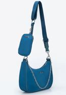Cross body bag with coin purse, turquoise, 92-4Y-313-3, Photo 6
