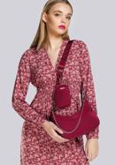 Cross body bag with coin purse, burgundy, 92-4Y-313-8, Photo 9