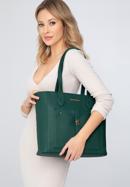 Classic shopper bag with front pocket, green, 29-4Y-002-B33, Photo 15