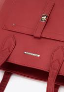 Torebka shopperka klasyczna z kieszenią z przodu, czerwony, 29-4Y-002-BF, Zdjęcie 5
