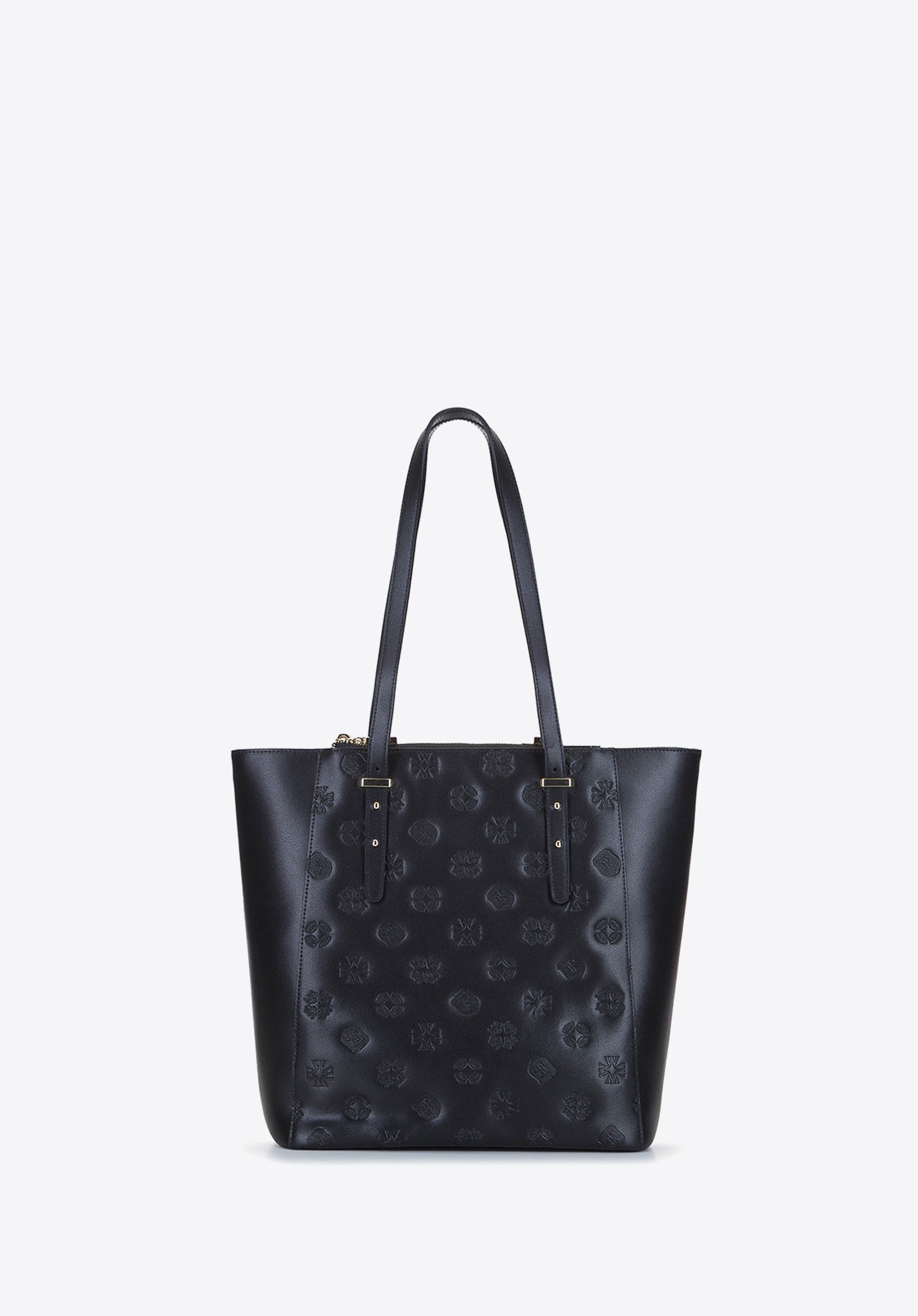 Mcm klara monogrammed shopper hotsell tote bag