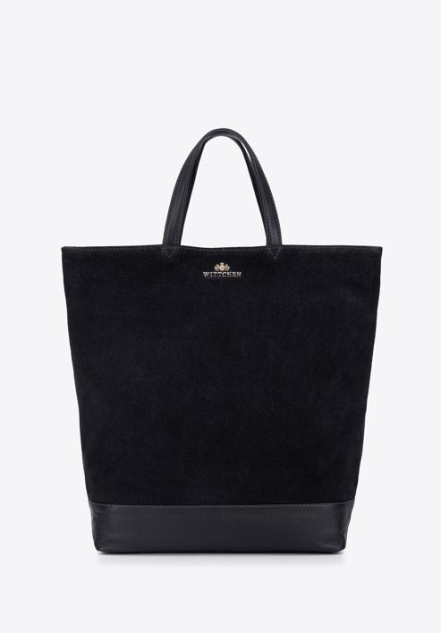 Dual function shopper bag to backpack, black-gold, 95-4E-019-44, Photo 1