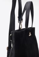 Dual function shopper bag to backpack, black-gold, 95-4E-019-44, Photo 5