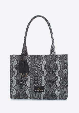 Shopper bag, grey-black, 97-4E-504-X5, Photo 1