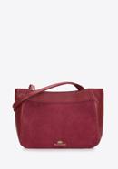 Leather shopper bag, red, 97-4E-003-3, Photo 1