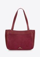 Leather shopper bag, red, 97-4E-003-3, Photo 2
