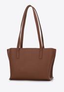 Women's small faux leather shopper bag, brown, 97-4Y-513-1, Photo 3