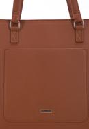Faux leather shopper bag, brown, 29-4Y-010-3, Photo 5